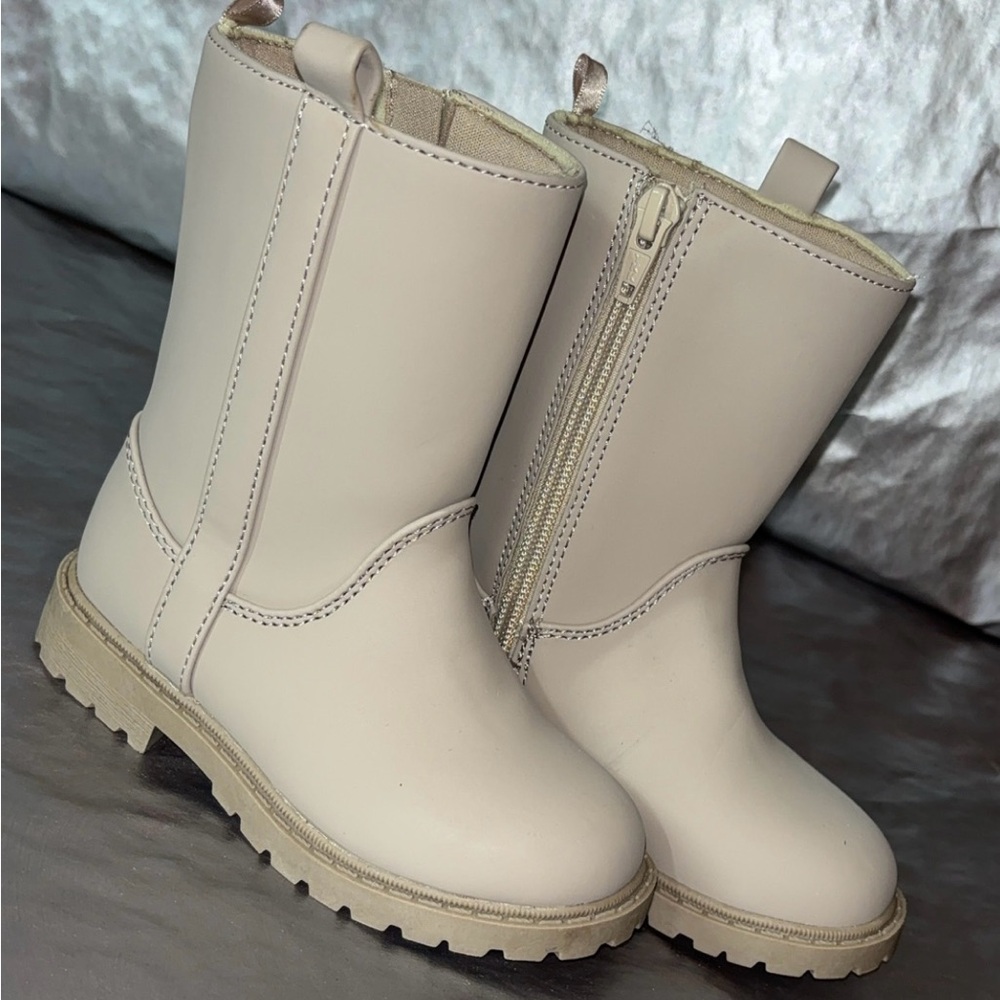 Old Navy Tall Faux-Leather Boots for Toddler Girls